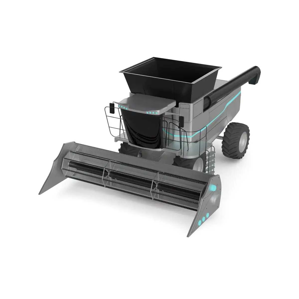 Combine Harvester 3D model