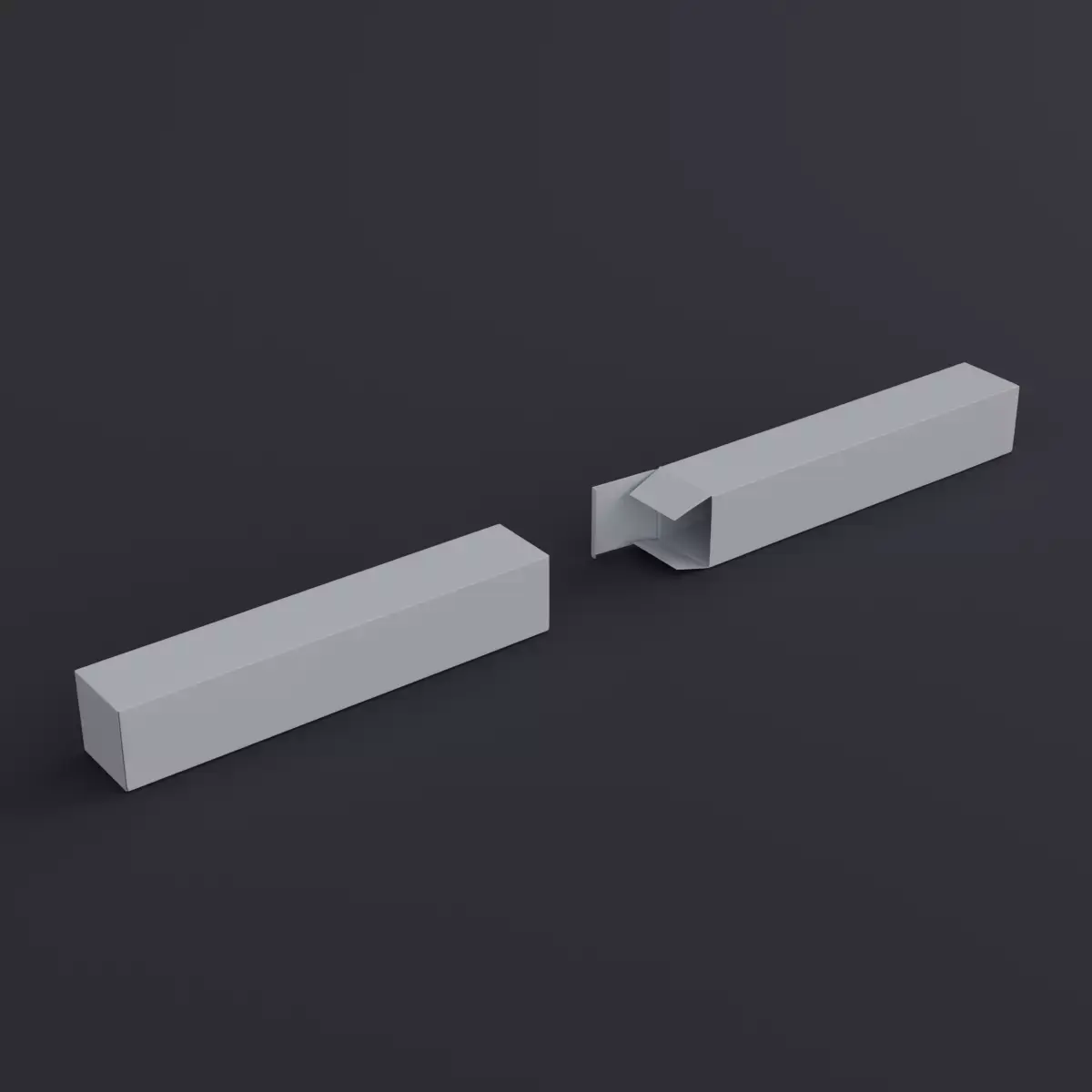 Packaging product box05 Low-poly 3D model