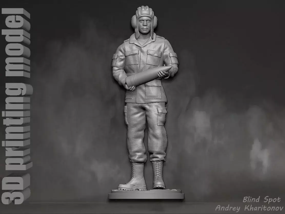 The tanker 3D print model