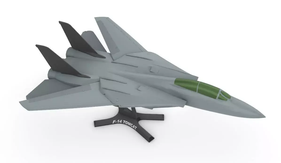 F-14 Tomcat wing movable 3D print model