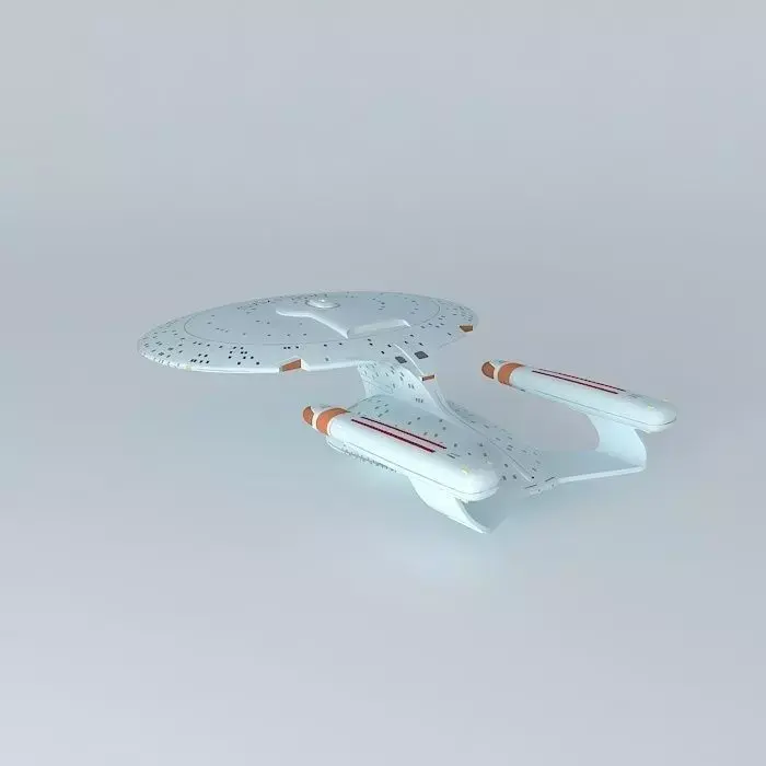Star Trek Starship Enterprise NCC-1701-D Free 3D model