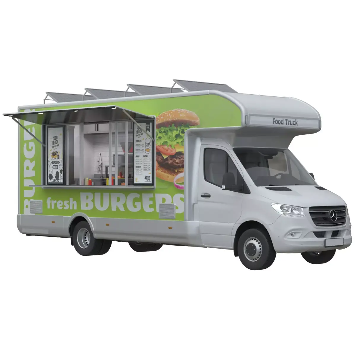 Food Truck Sprinter 3D model