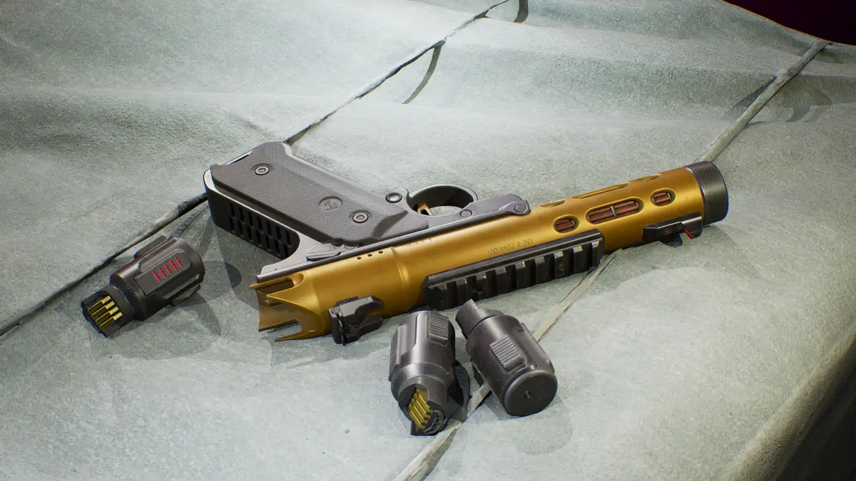Energy Emblazer EK-3000 - Sci-Fi Plasma Gun Low-poly 3D model