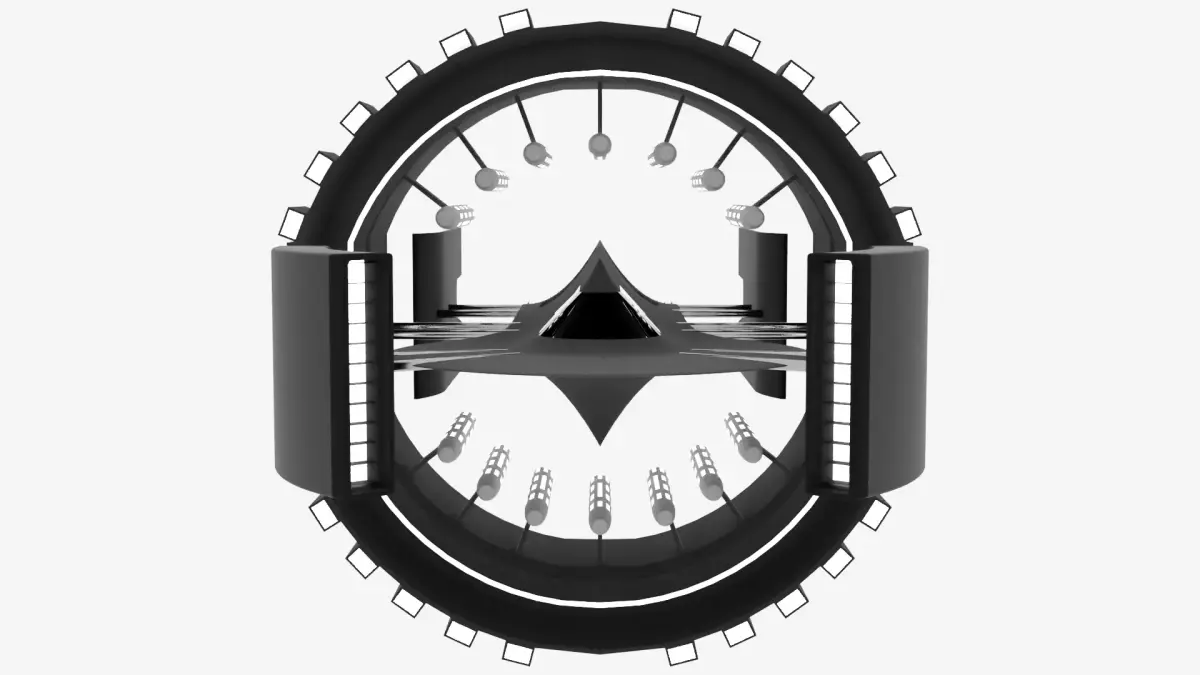 Spaceship Free 3D model buy