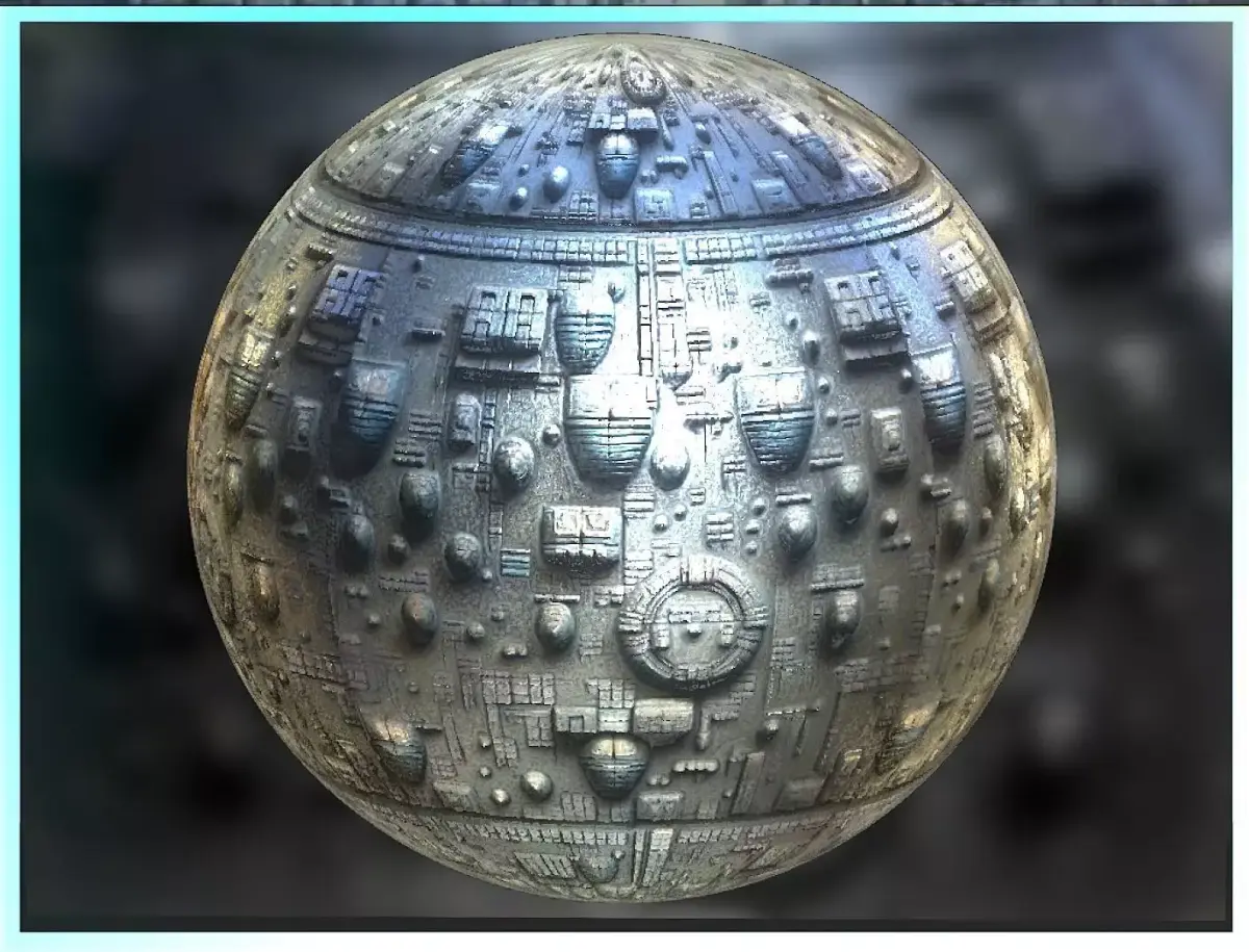 PBR Sci-Fi Seamless Realistic Material SBSAR 4k Texture 017 Texture