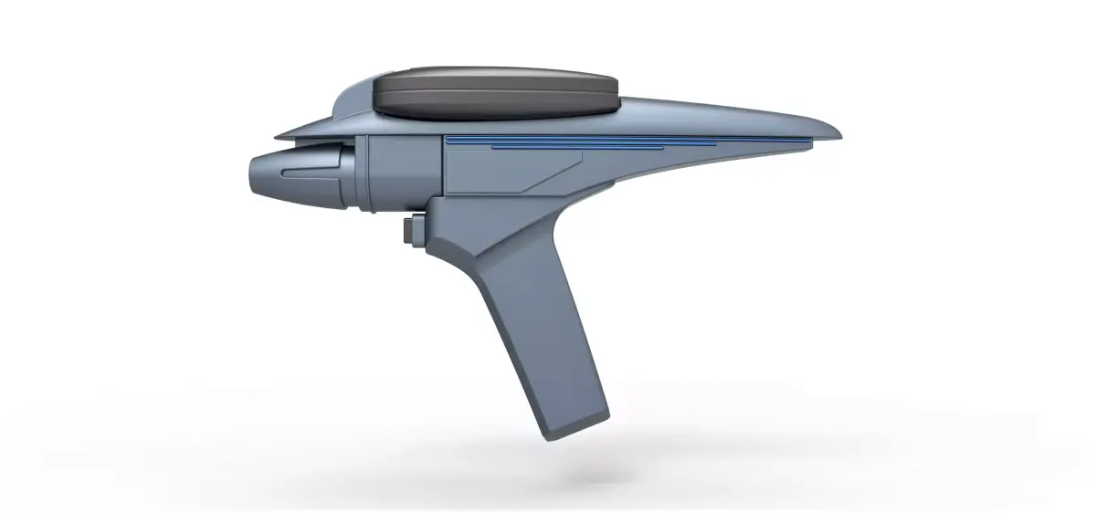 Phaser Type II from Star Trek III The Search for Spock 1984 3D model
