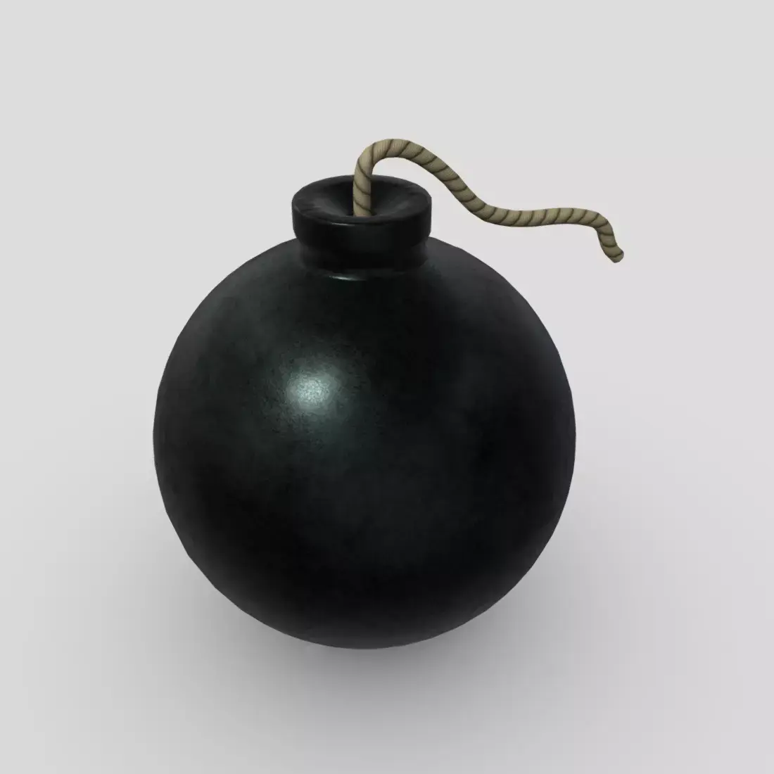 CC0 - Bomb Free low-poly 3D model