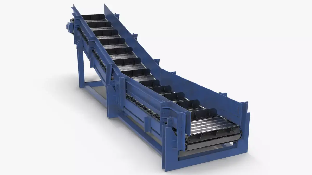Apron conveyor 3D model