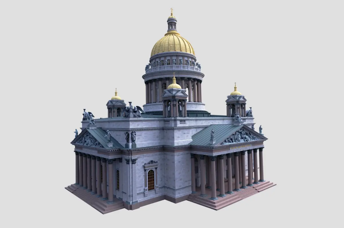 Saint Isaac Cathedral 3D model