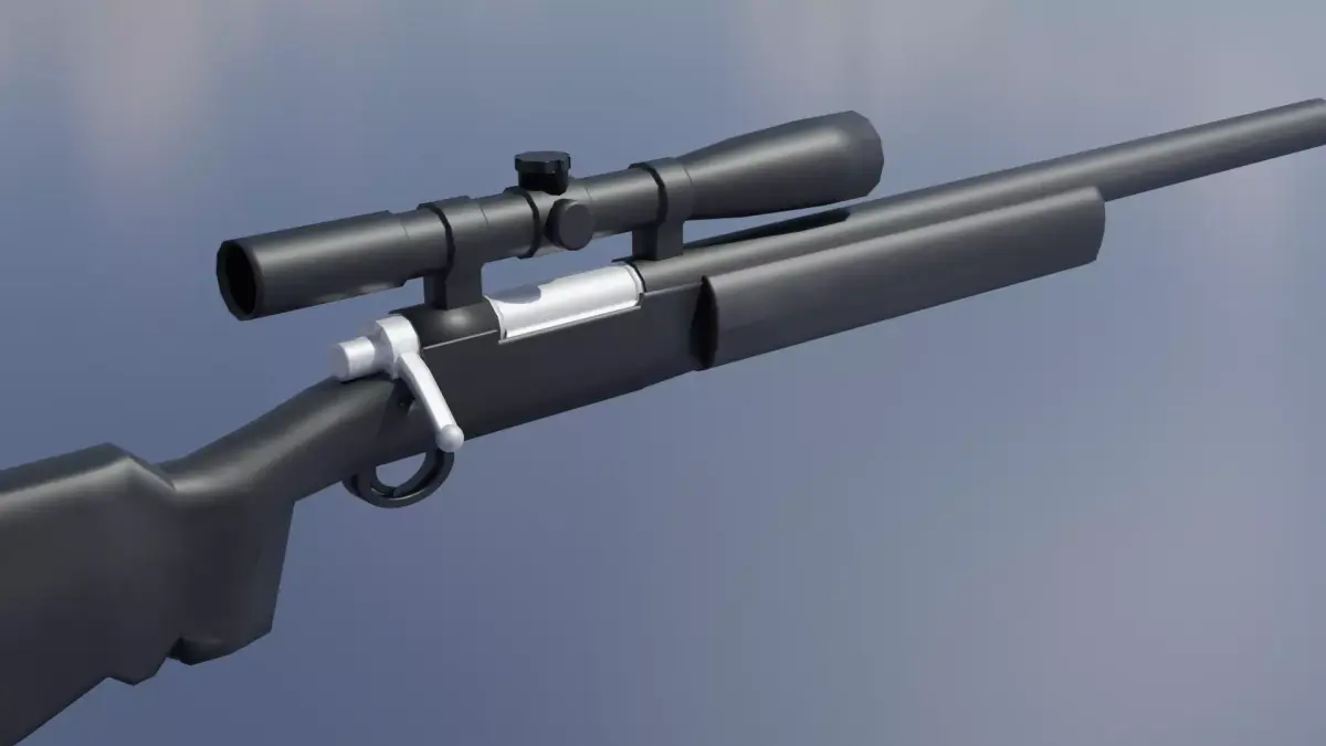 M24-SWS sniper rifle Free 3D model