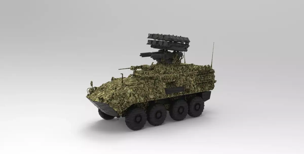 APC Armored Vehicle 3D model