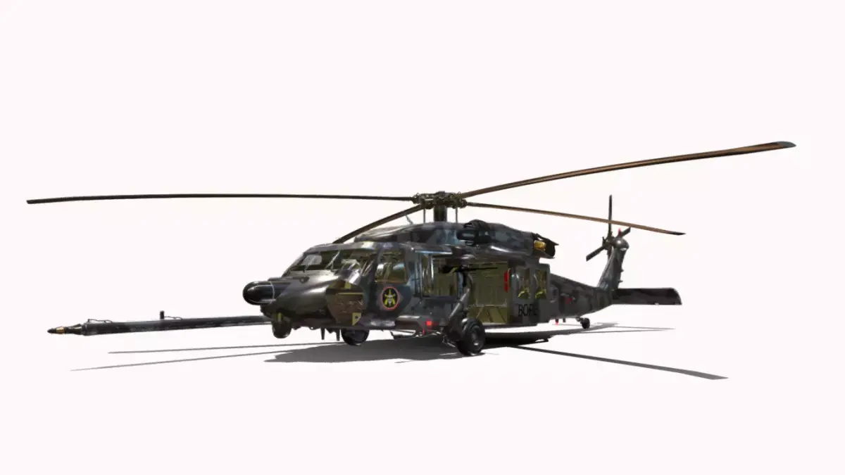 BLACK HAWKER BOPE Low-poly 3D model