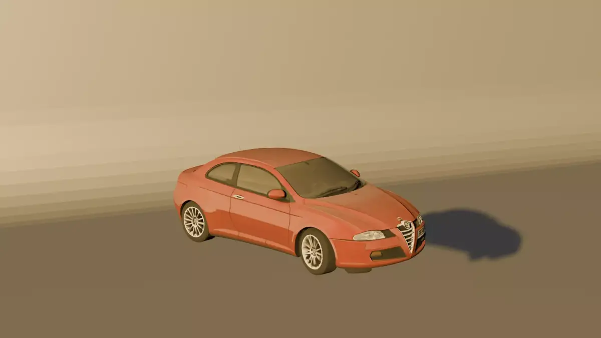 Alfa Romeo GT - Italian Sport Coupe 3D model