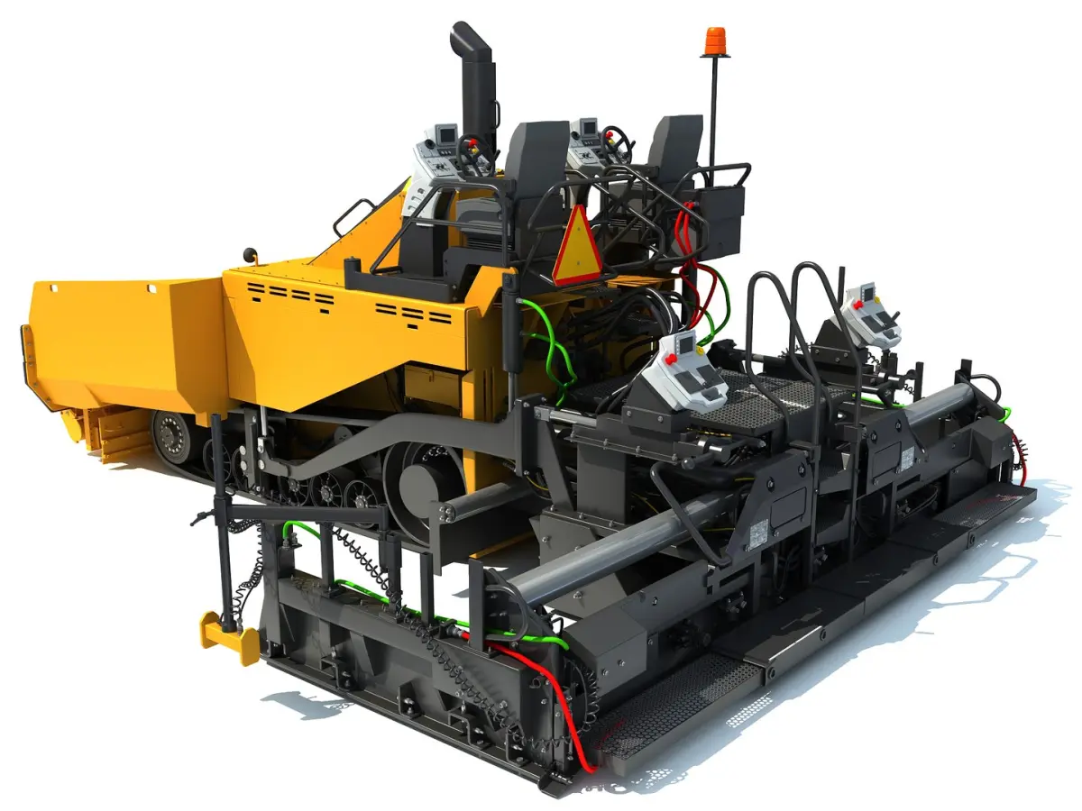 Asphalt Paver 3D model purchase