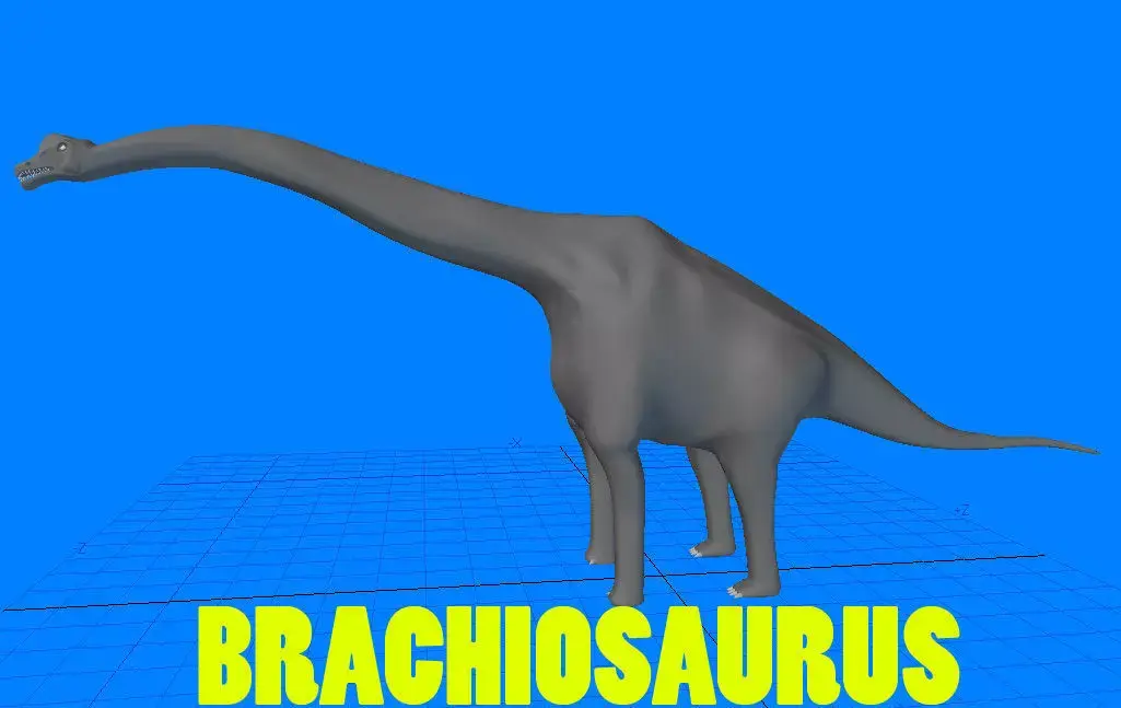 Brachiosaurus Dinosaur 3D model