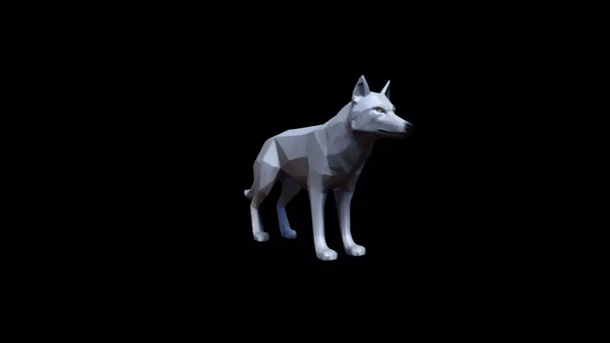 The Wolf Is A Powerful Intelligent Predator 3D model buy