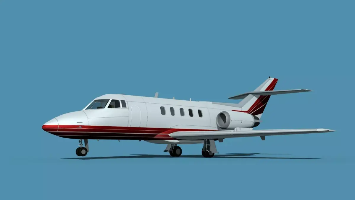 British Aerospace 125 Dominie V07 3D model purchase