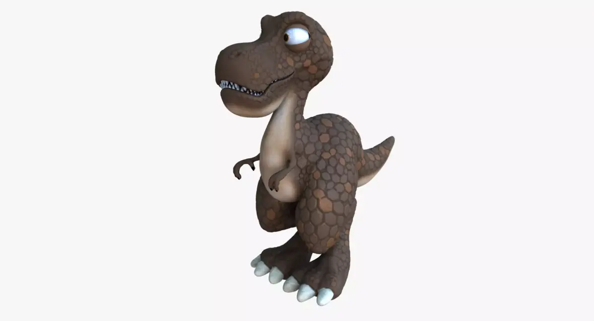 Dinosaur cartoon 3D model