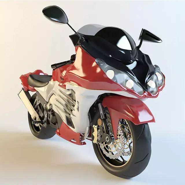 Kawasaki Ninja ZX-10RR - High-Fidelity Superbike 3D model