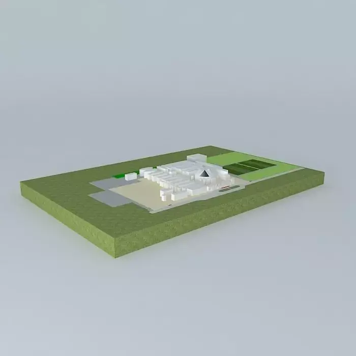 Map Agroleite 2008 3D Free 3D model