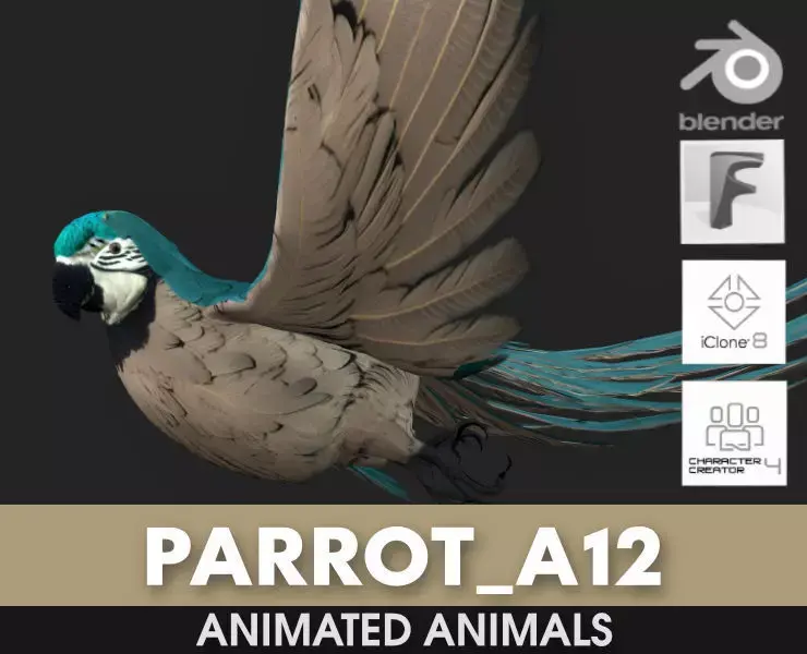 Parrot A12 3D model