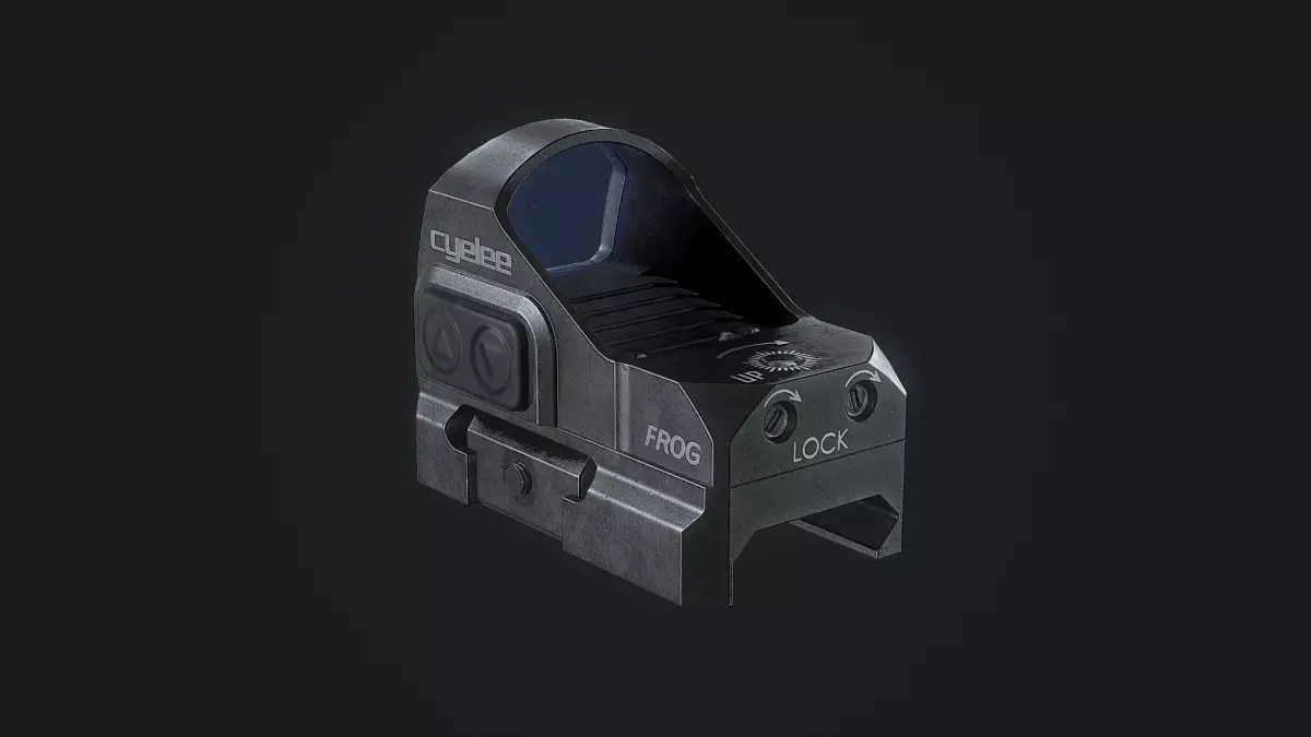 RDS Cyelee Frog Low-poly 3D model