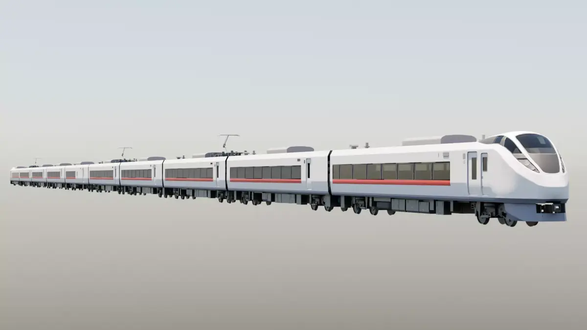 JR E657 Trainset 3D model