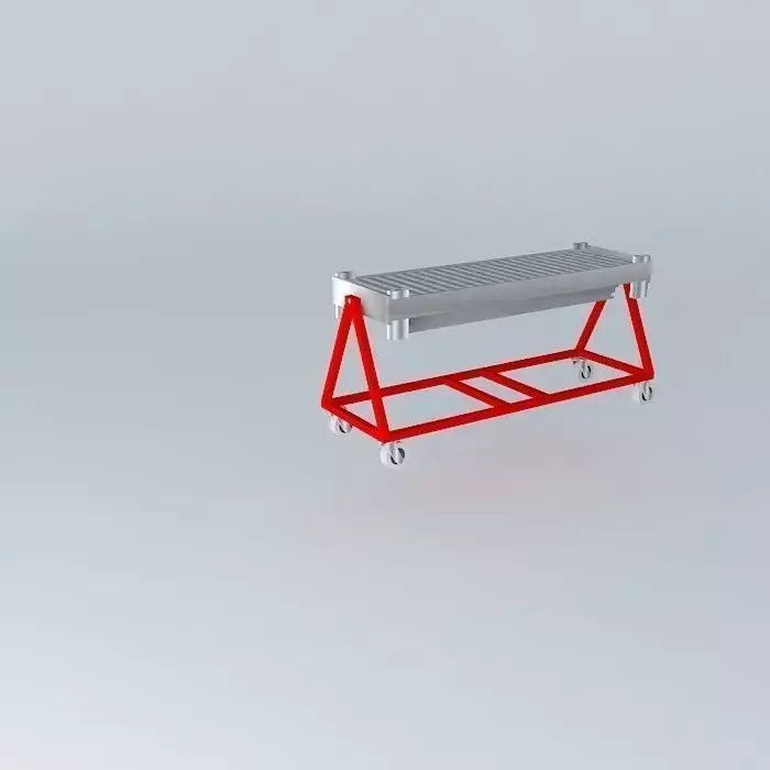 Hall A Quartz Class Calorimeter Free 3D model