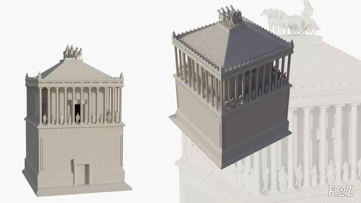 MAUSOLEUM IN HALICARNASSUS 3D print model