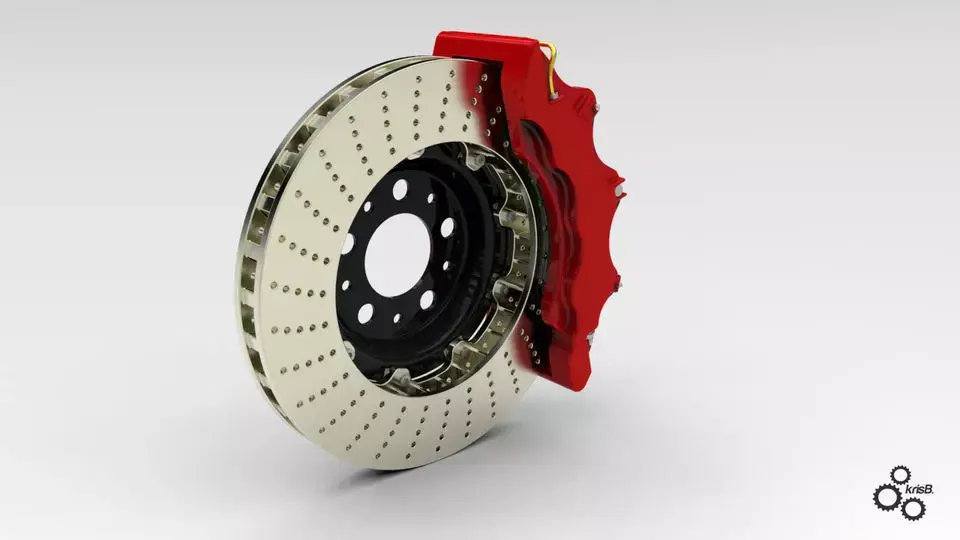 Car brakes by KrisB Free 3D model