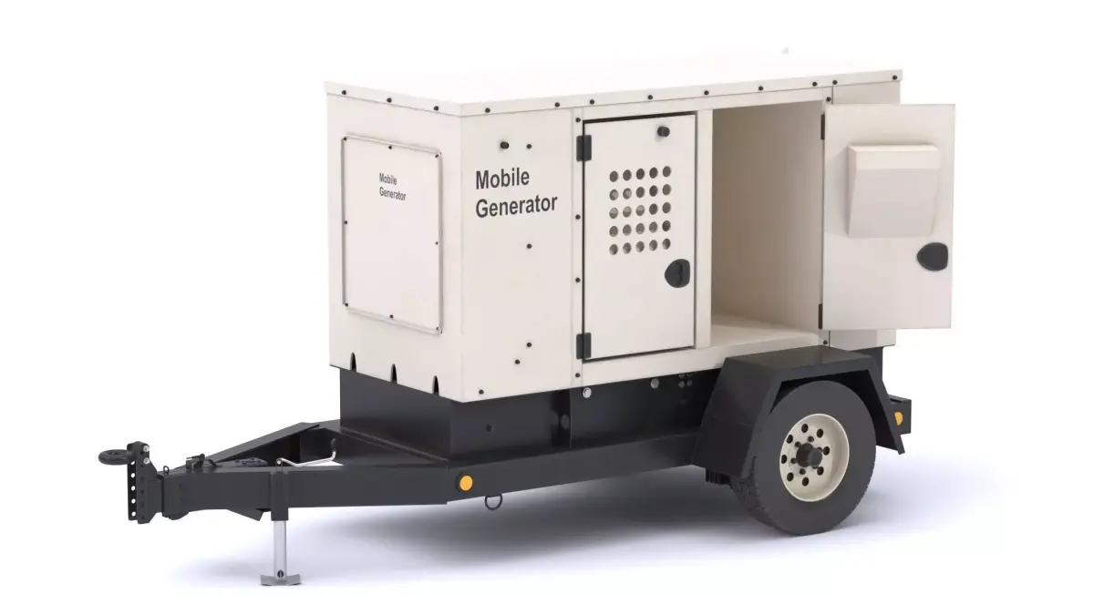 Mobile Generator Set 3D model