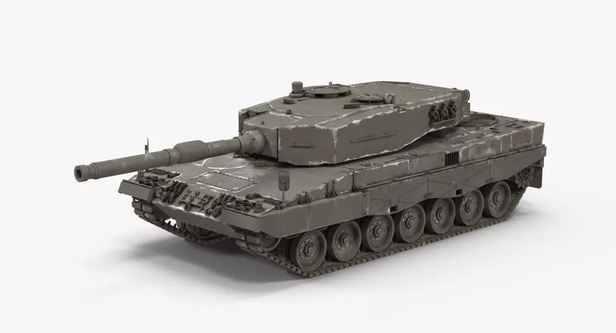 Leopard 2 Low-poly 3D model purchase