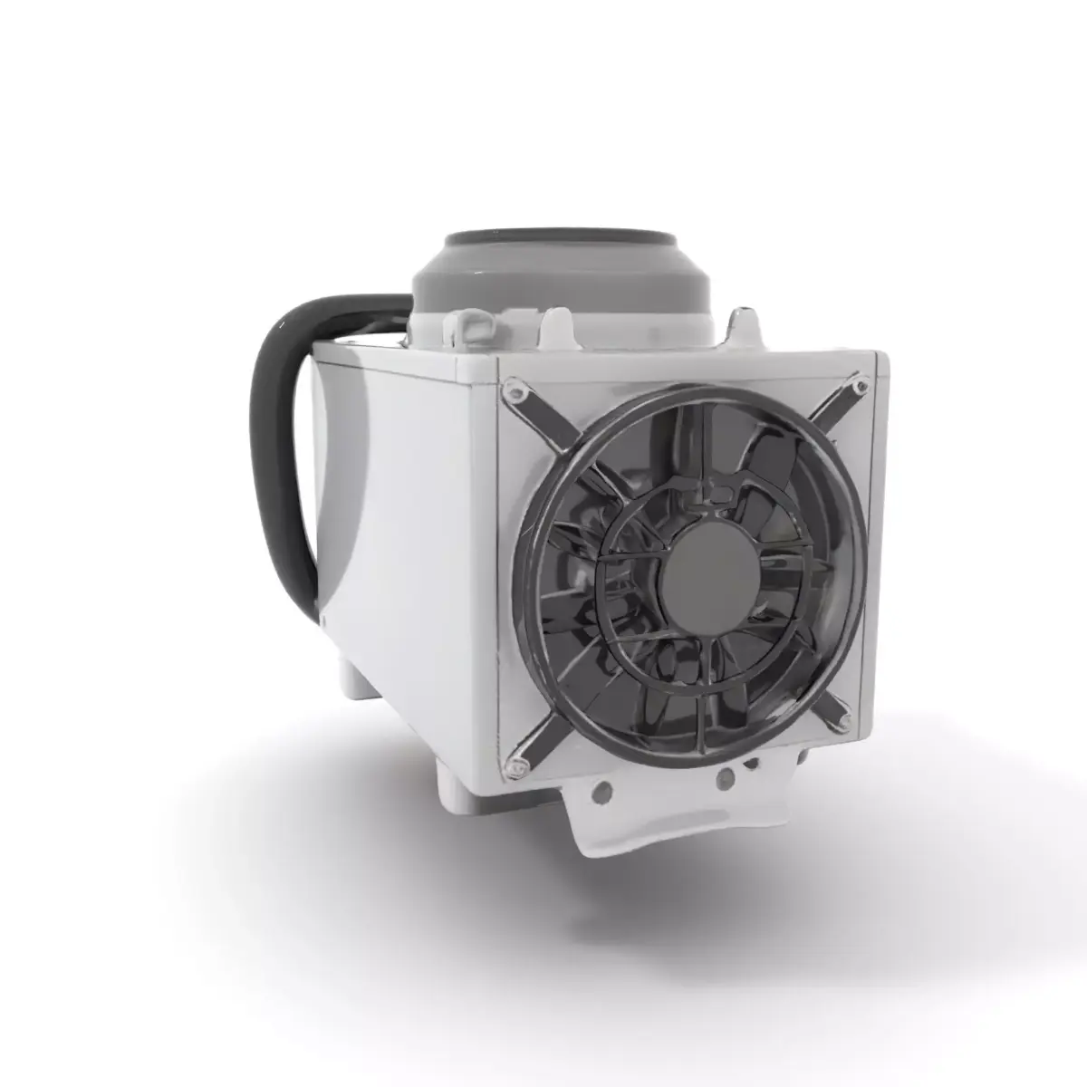 Industrial Air Cooling Unit model pack Low-poly 3D model