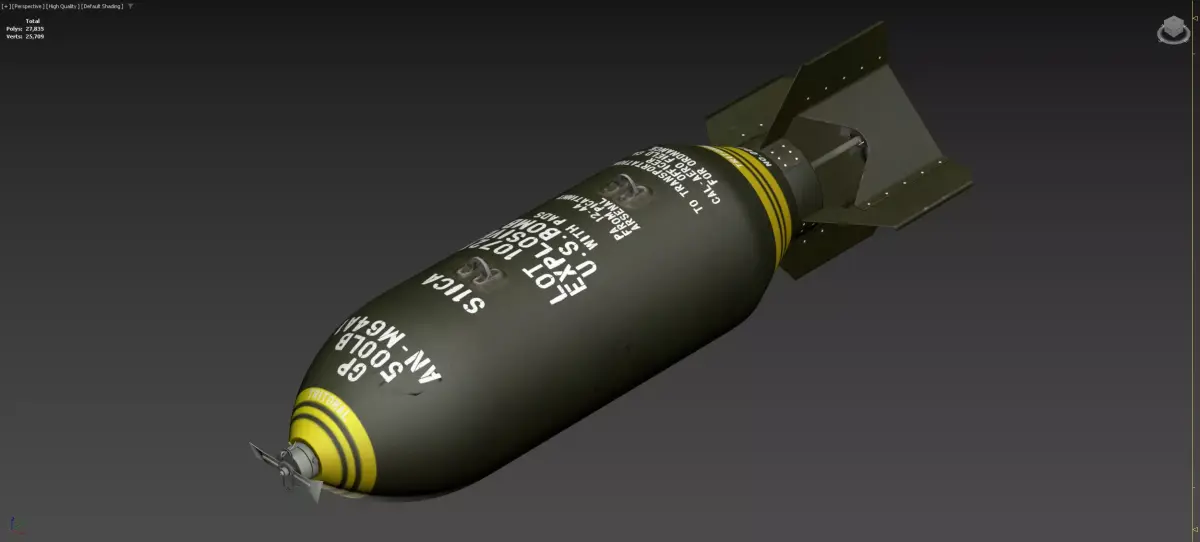 AN-M64-A1 3D model