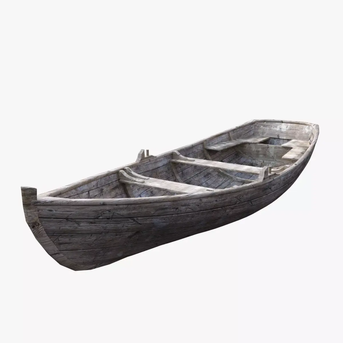 Old Boat Low-poly 3D model order