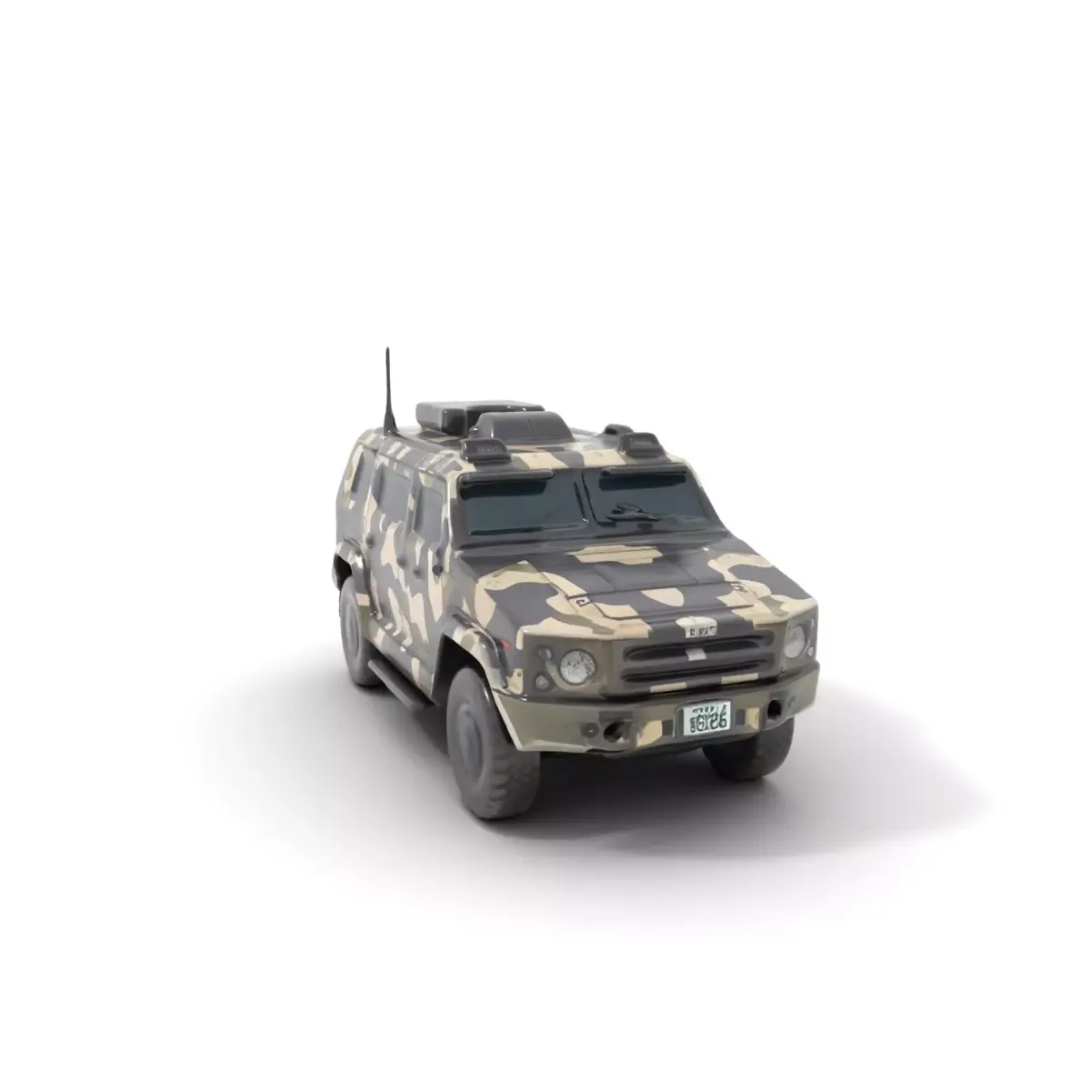Camouflage Armored Vehicle model pack Low-poly 3D model by vfxcgartist