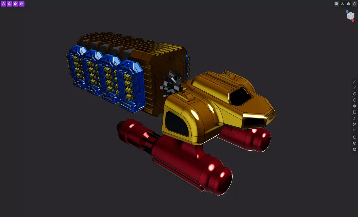 ARN-05 Sci-fi Freight Hauler 3D print model
