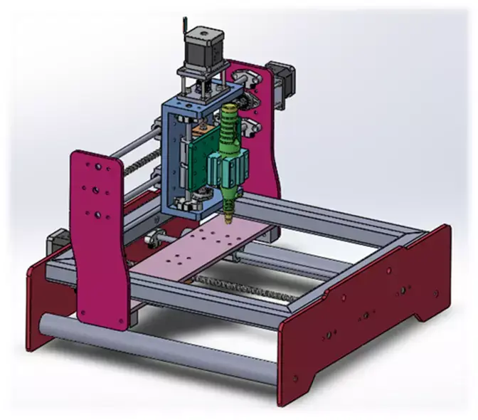 CNC Engraving Machine 3D model buy
