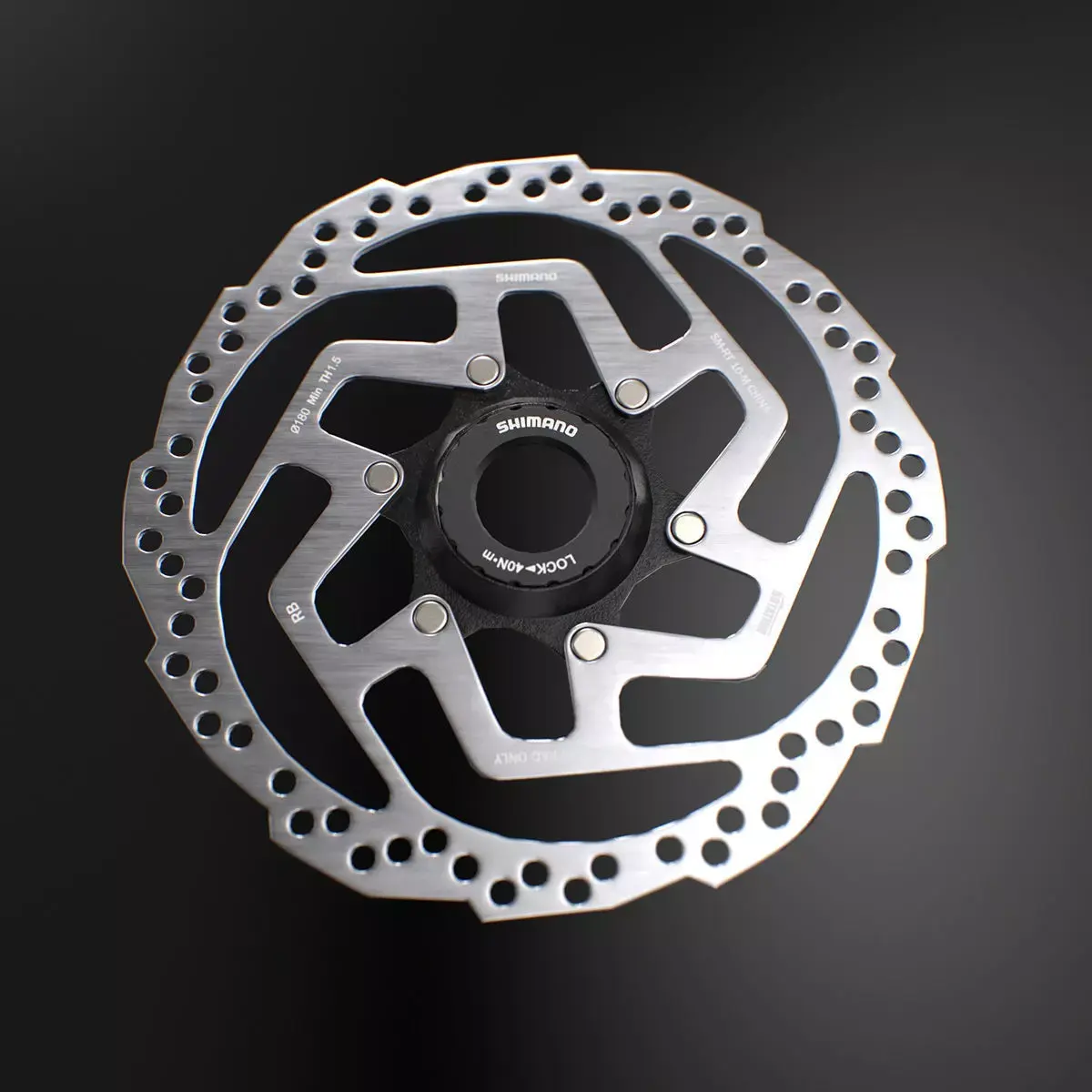 MTB Disc Brake Rotor Low-poly 3D model