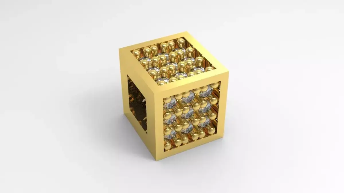 Charm square model  3d model 3D print model