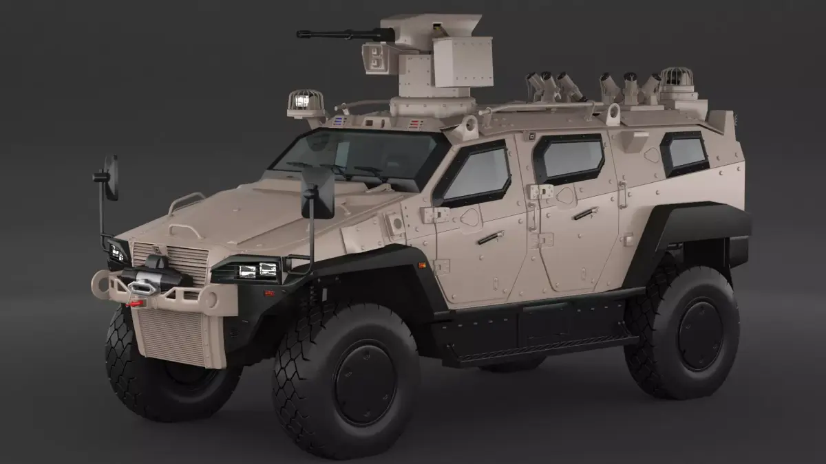 Yoruk Military Armored Vehicle 3D model from CGTrader