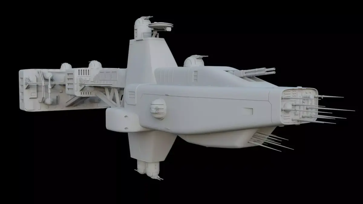 BABYLON 5 - Hyperion Heavy Cruiser Mk2 3D model