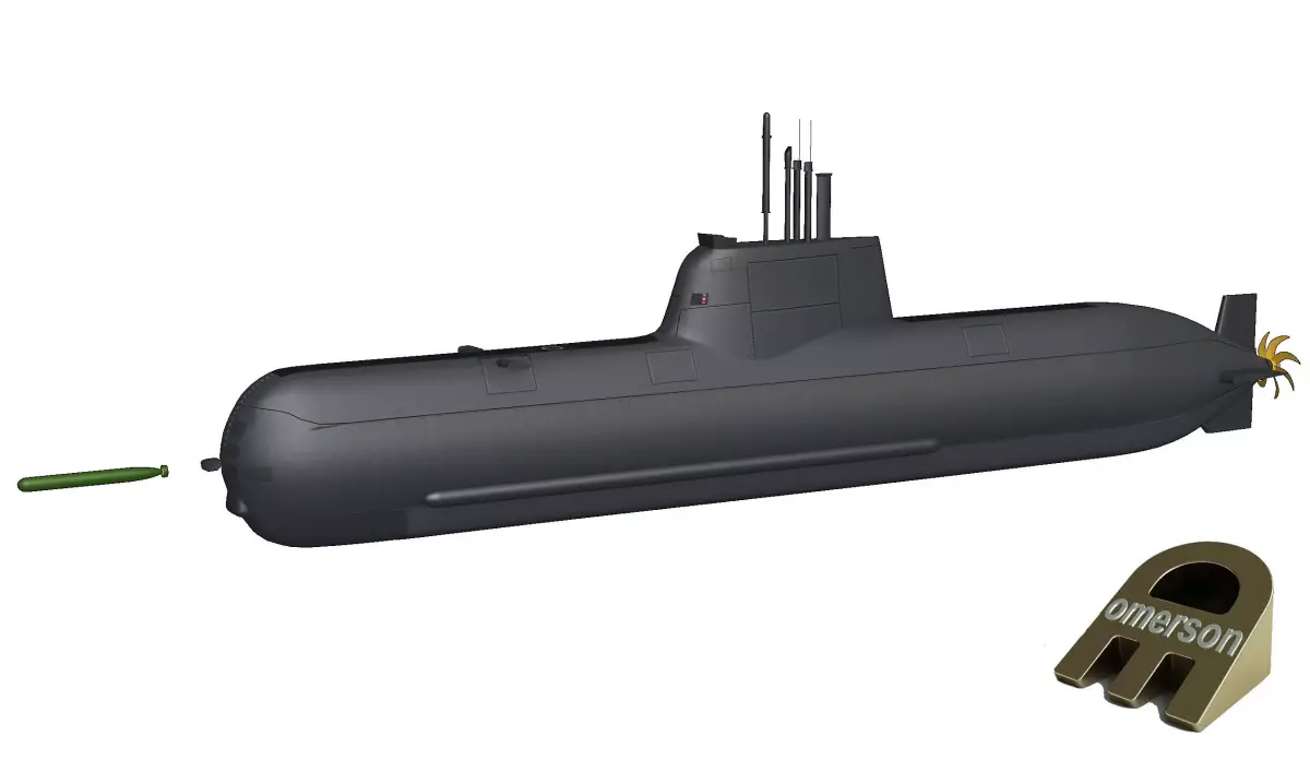 GERMAN SUBMARINE TYPE 212 model 3D model