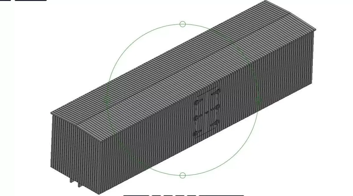 1 Scale 1-12 wooden Boxcar kit Live Steam 3D print model