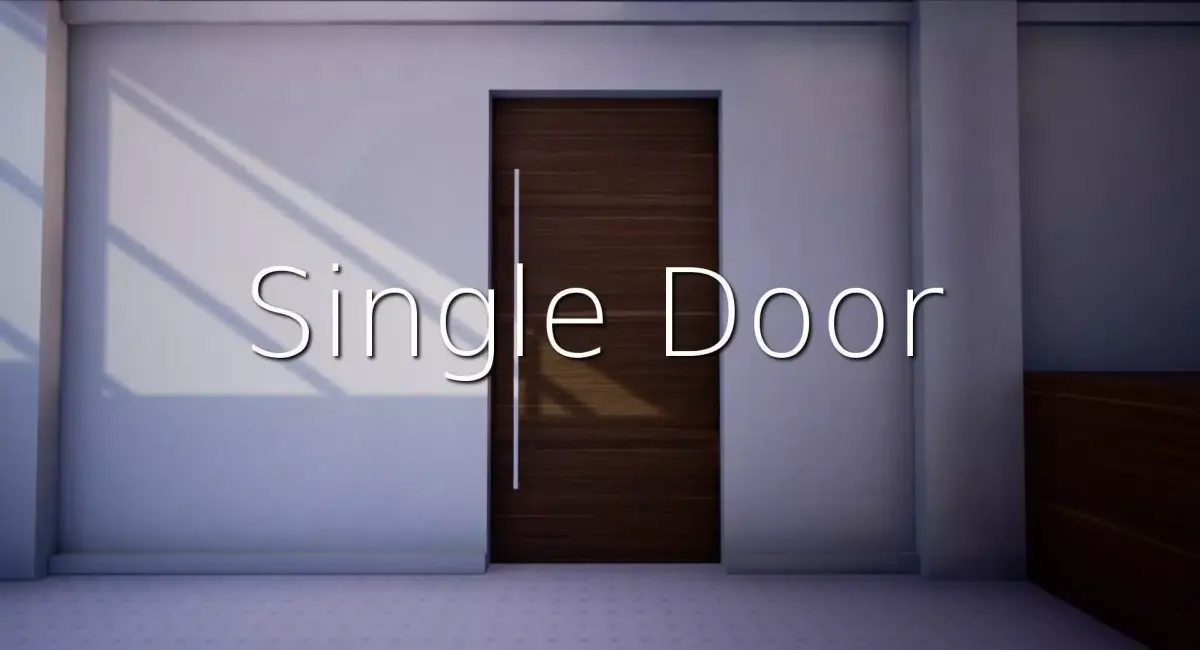 Single Door SHC Quick Office LM Low-poly 3D model