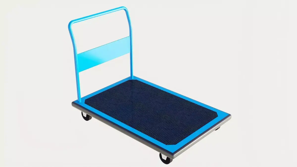 platform trolley Low-poly 3D model