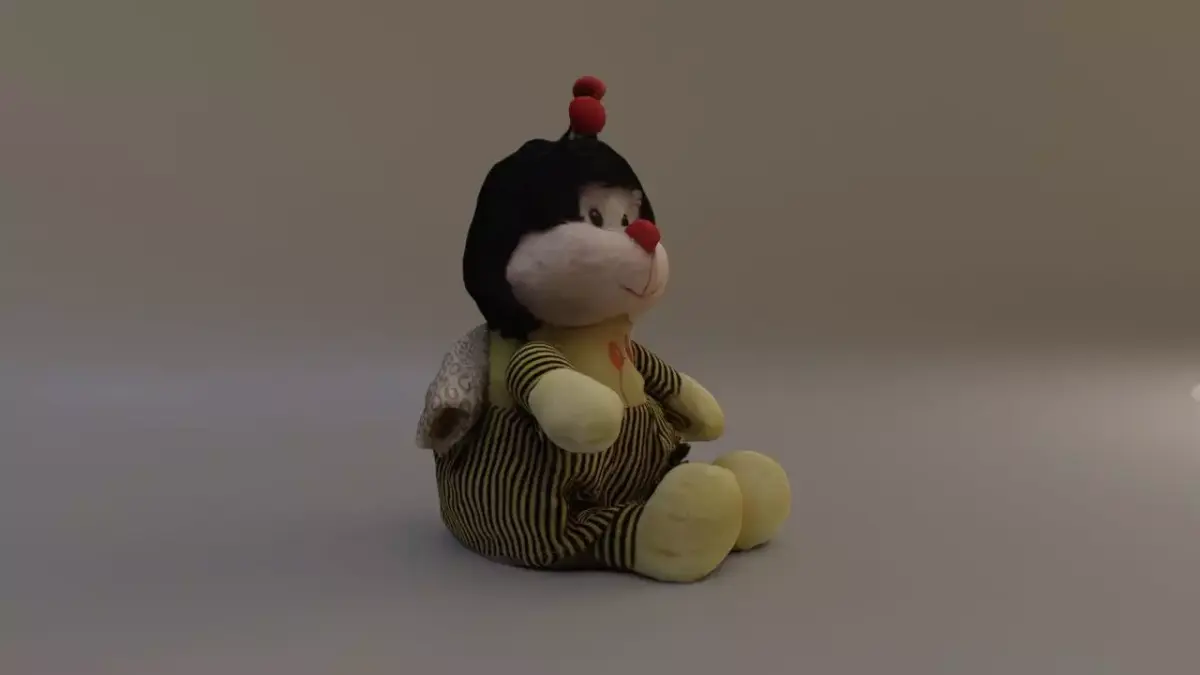 Plush Bee 3D model