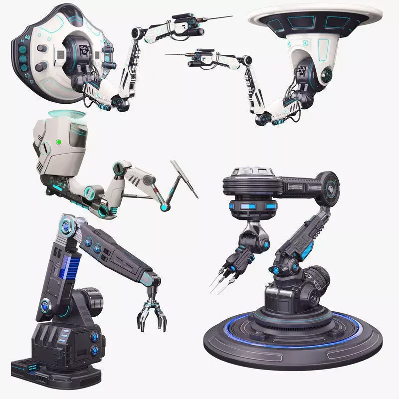 Robotic Arm Collection  3D model