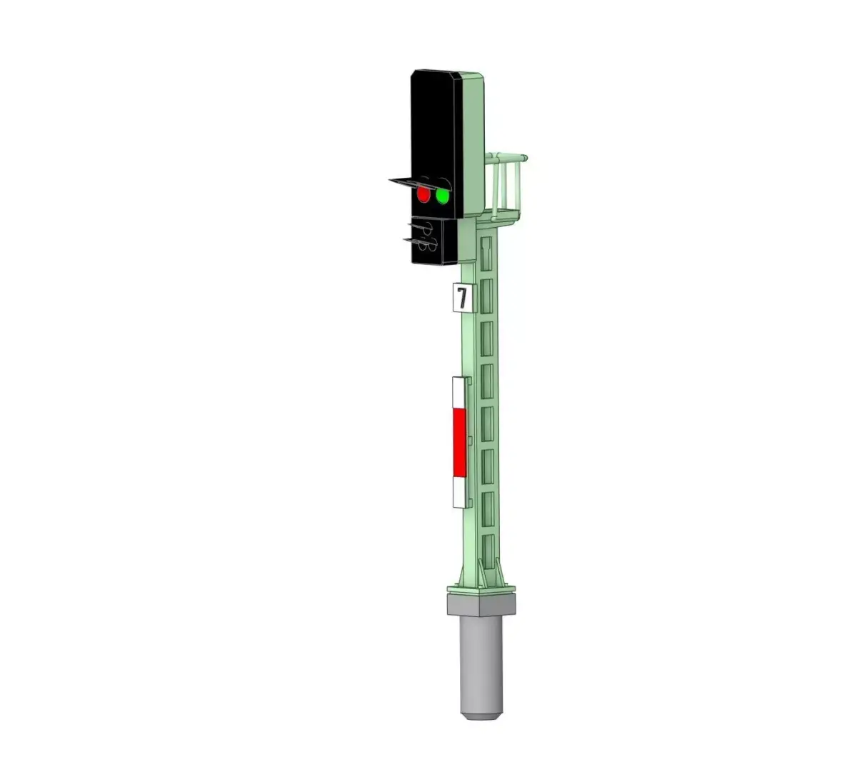 Deutsche Bahn Blocksignal 1-87 resin 3D print model