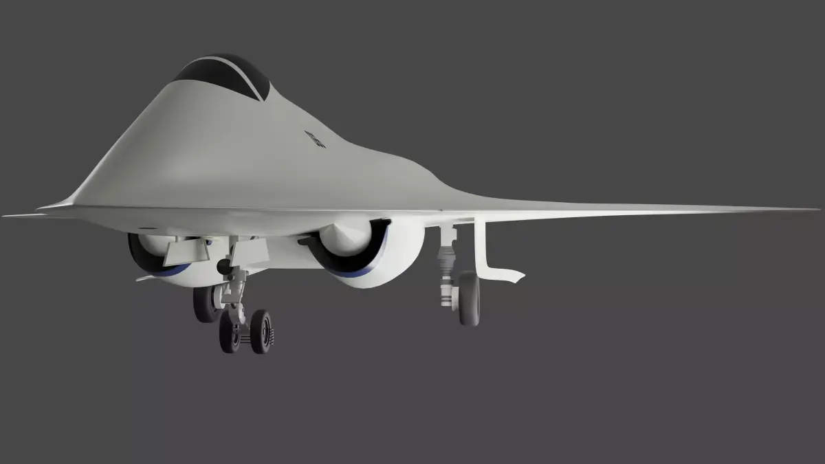 SUKHOI T-60 GOLUB aka THE PIGEON RUSSIAS 6TH GEN CONCEPT FIGHTER 3D model